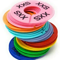 Clothes Size Dividers | 40 Pieces 8 Colors XXS-XXXL | Clothing Rack Organizer — view 2