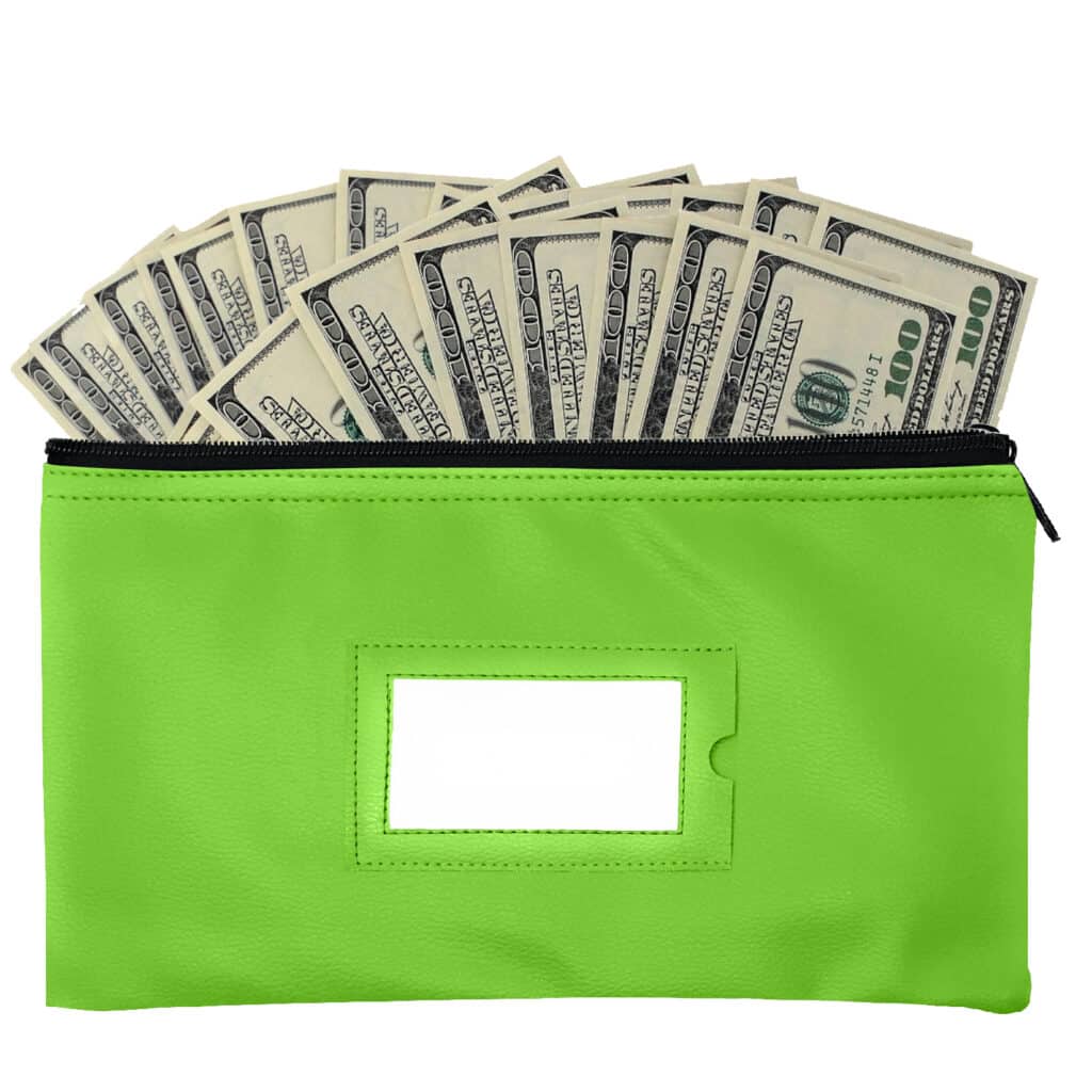 money bag light green