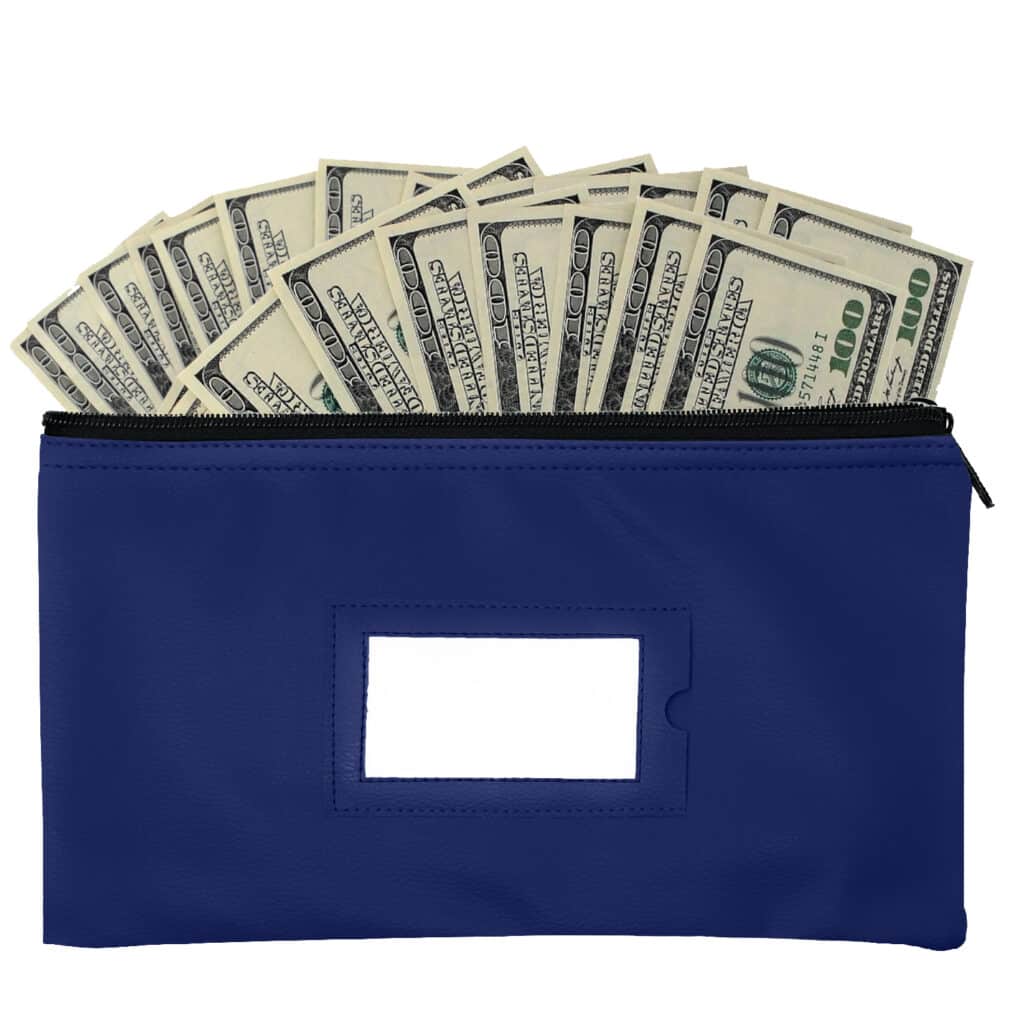 money bag navy blue